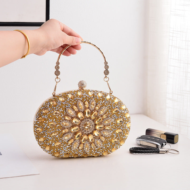 Sunflower Dinner Clutch All Match Dress Female