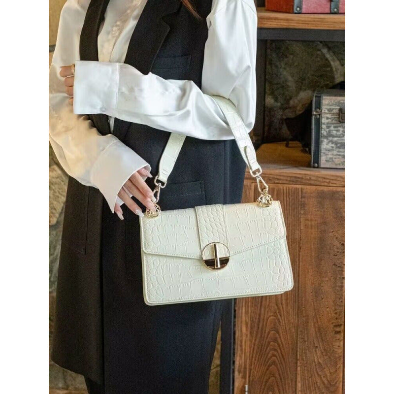 Wide Strap Crossbody Bag Women's Spring And Summer Fashion