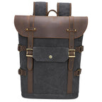 European And American Computer Crazy Horse Leather Backpack