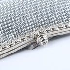 Aluminum Sheet Party Clutch Rhinestone Aluminum Beads