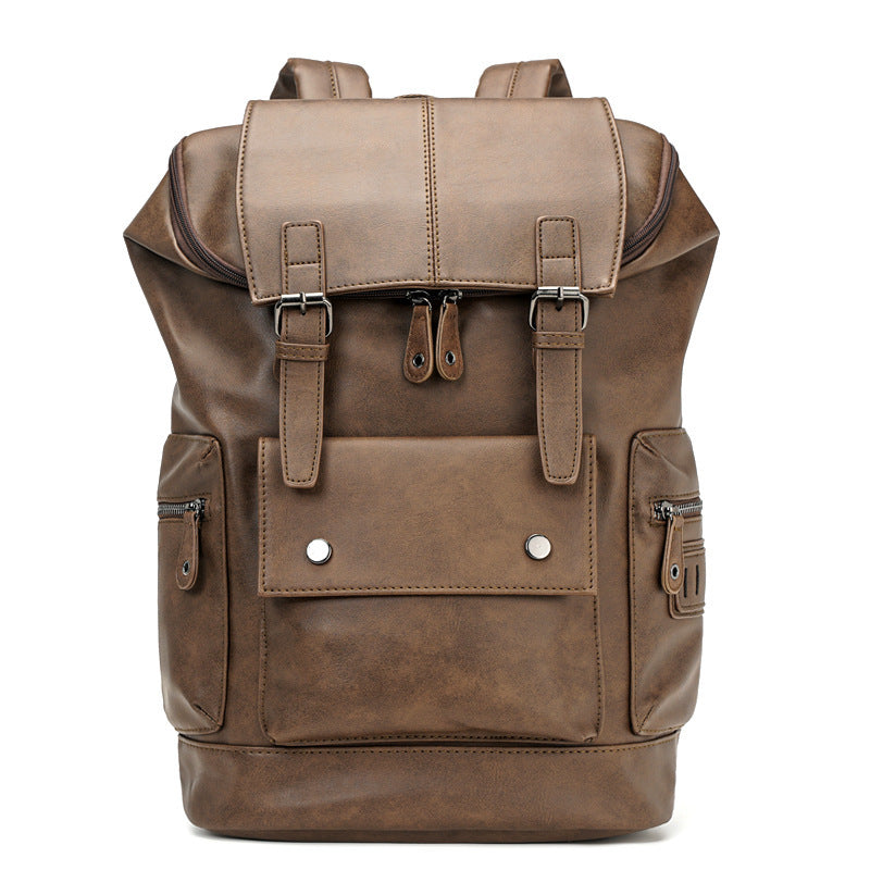Large Capacity Men's Backpack Korean Casual Retro