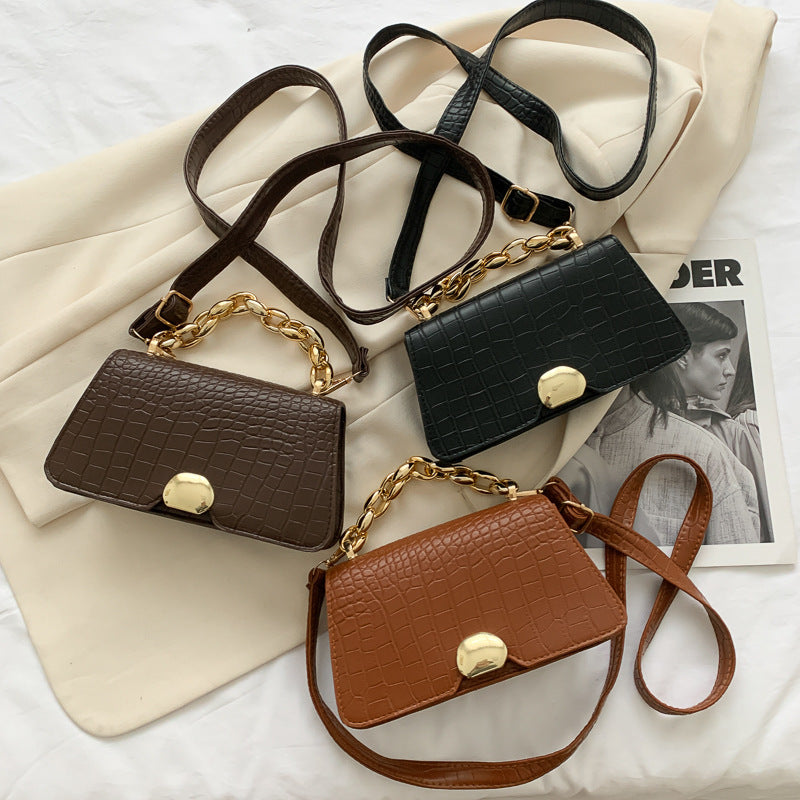 Retro Messenger Bag Simple Small Square Bag