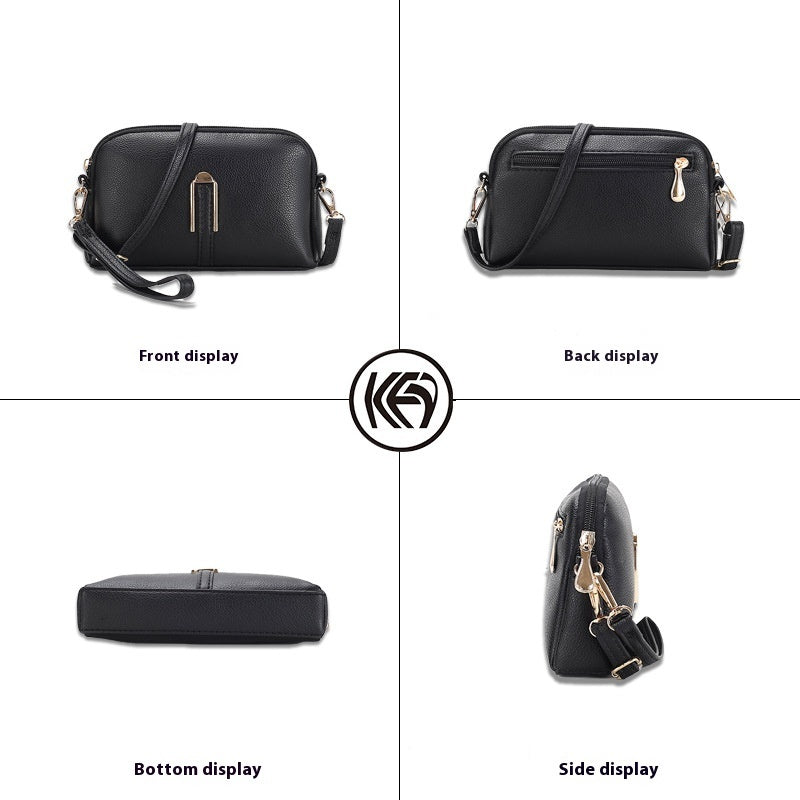 Women's Solid Color Mobile Phone Simple Messenger Bag