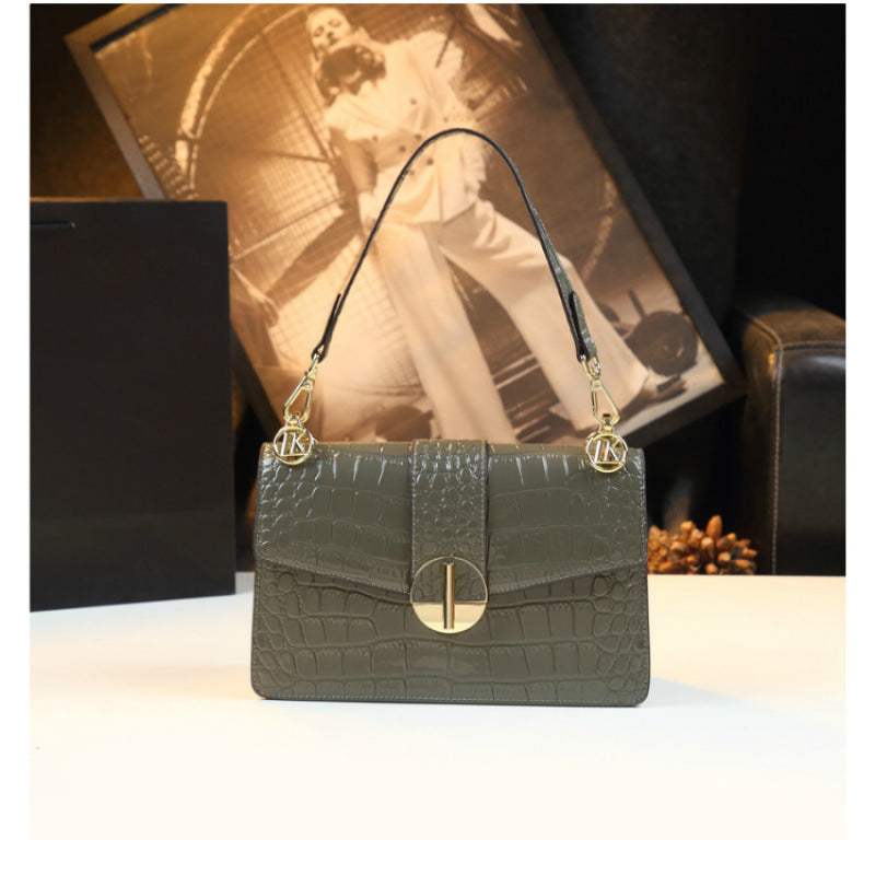Wide Strap Crossbody Bag Women's Spring And Summer Fashion