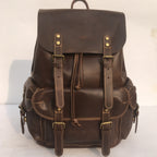 Men's Real-leather Bag Top Layer Leather Backpackage