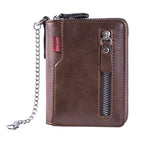 Multiple Card Slots Large Capacity Two-fold Zipper Cash And Card Versatile Bag