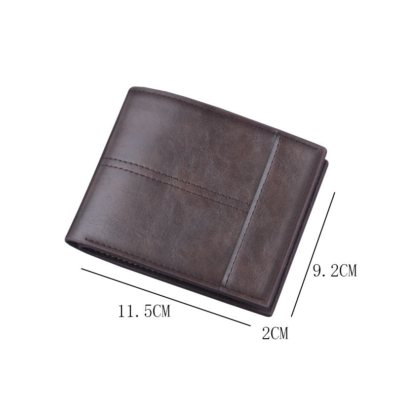 Men's Short Wallet Clip Multi Functional Zero Wallet