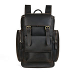 Crazy Horse Leather Men's Leather Backpack First Layer Cowhide