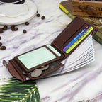 Short Horizontal Wallet Multifunctional Leather