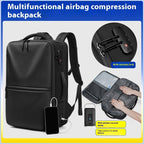 Multi-functional Large Capacity Vacuum Compression Men's Backpack Oxford Cloth Waterproof